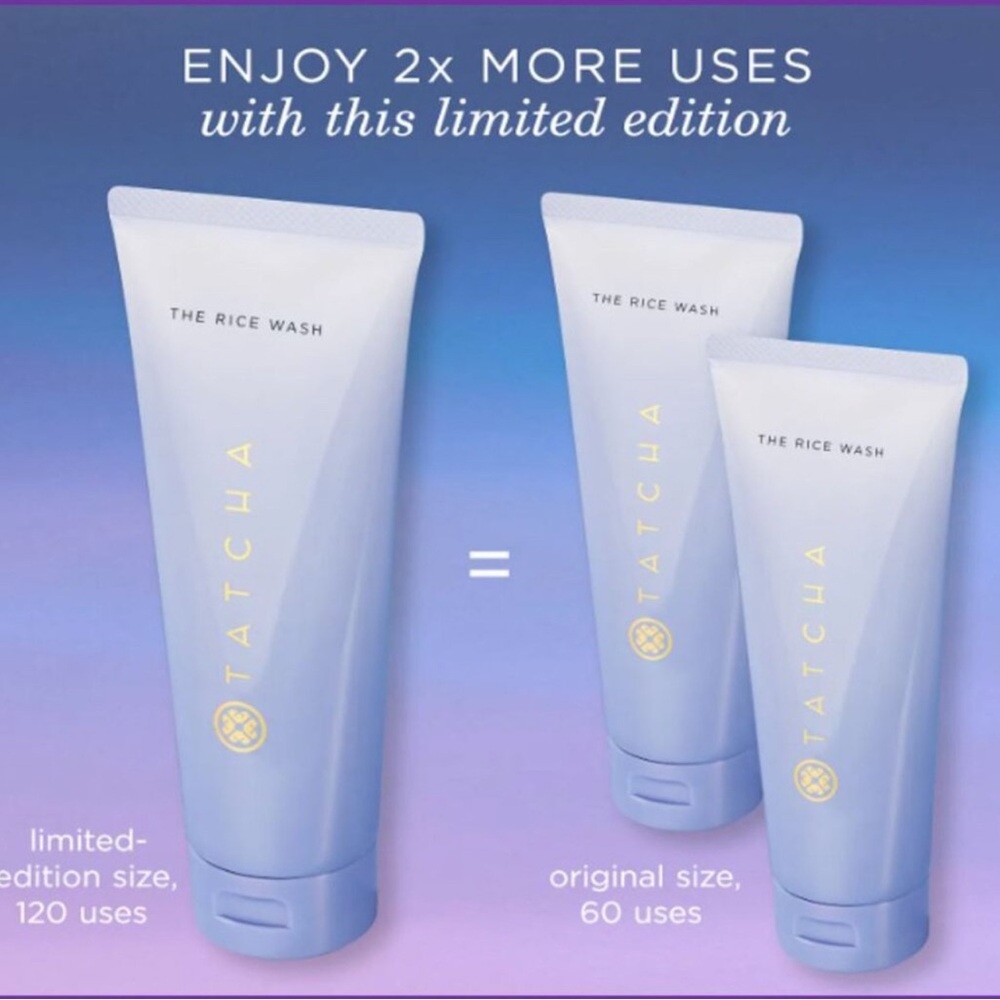 TATCHA THE RICE WASH CLEANSER 8OZ GRATITUDE SIZE NEW IN BOX